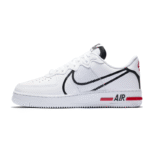 Nike Air Force 1 React - White Black Red - Image 3