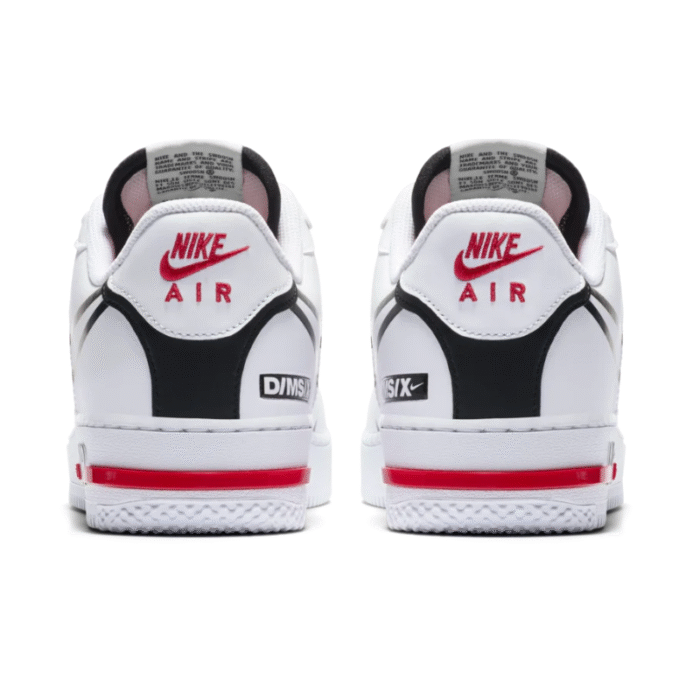 Nike Air Force 1 React - White Black Red - Image 4