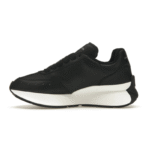 Alexander Mcqueen Oversized Graffiti Sprint Runner - Black White - Image 2