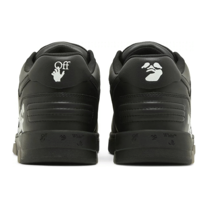 OFF-WHITE Out Of Office OOO For Walking Low Tops - Black White - Image 4