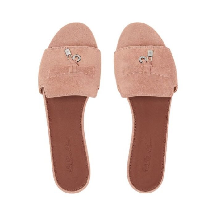Loropiana Summer Charms Sandal Suede Goatskin Precious Rose - Image 3