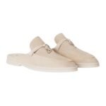 Loro Piana Charms Walk Babouche Loafer Suede Mule - Image 2