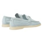 Loro Piana Summer Charms Walk Loafer Suede Spring Waterfall Melange - Image 3