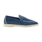 Loropiana Charms Walk Loafer Suede Ocean Heart