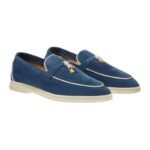 Loropiana Charms Walk Loafer Suede Ocean Heart - Image 2