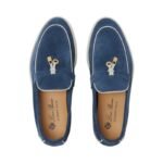 Loropiana Charms Walk Loafer Suede Ocean Heart - Image 5