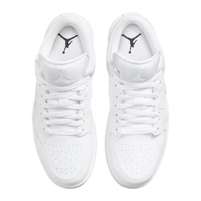 Nike Air Jordan 1 Low All White - Image 3
