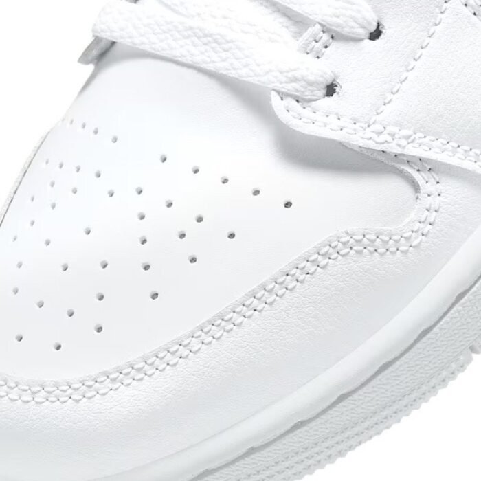 Nike Air Jordan 1 Low All White - Image 5