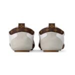 LV Sneakerina White Brown Monogram - Image 4