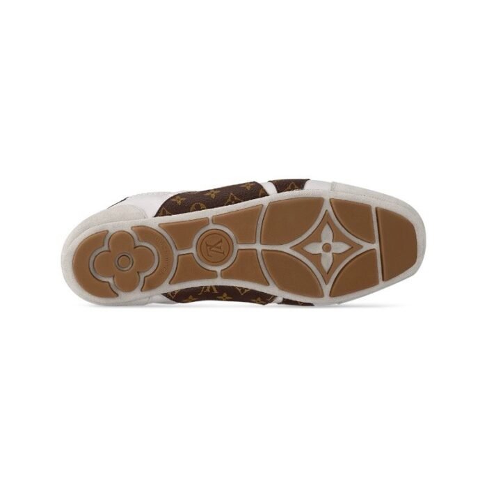 LV Sneakerina White Brown Monogram - Image 5