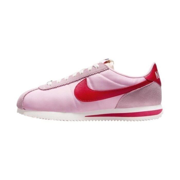 Nike Cortez Textile Medium Soft Pink Fire Red Sail Team Orange - Image 2