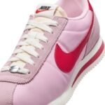 Nike Cortez Textile Medium Soft Pink Fire Red Sail Team Orange - Image 4