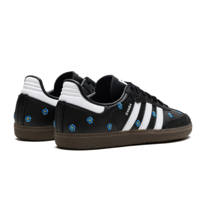 Adidas Samba Light Blue Floral Core Black - Image 3