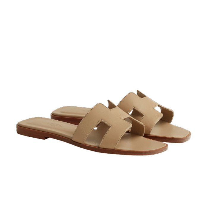Hermes Oran Sandal Beige/Lin - Image 2