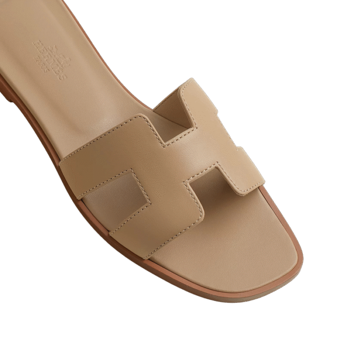 Hermes Oran Sandal Beige/Lin - Image 4