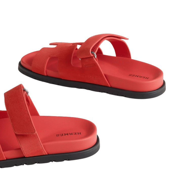 Hermes Chypre Sandal Rose/Vermillon - Image 4