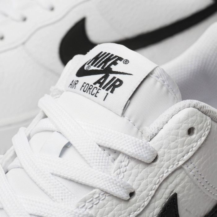 Nike Air Force 1 Low '07 White/Black/Leather - Image 6