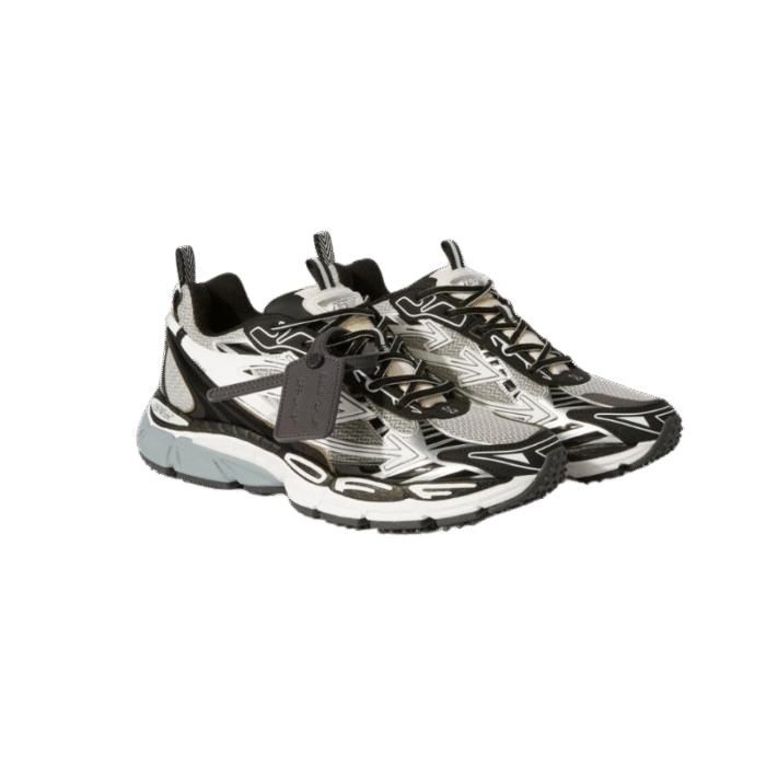 OFF-WHITE Be Right Back Sneakers Gray/Black - Image 2