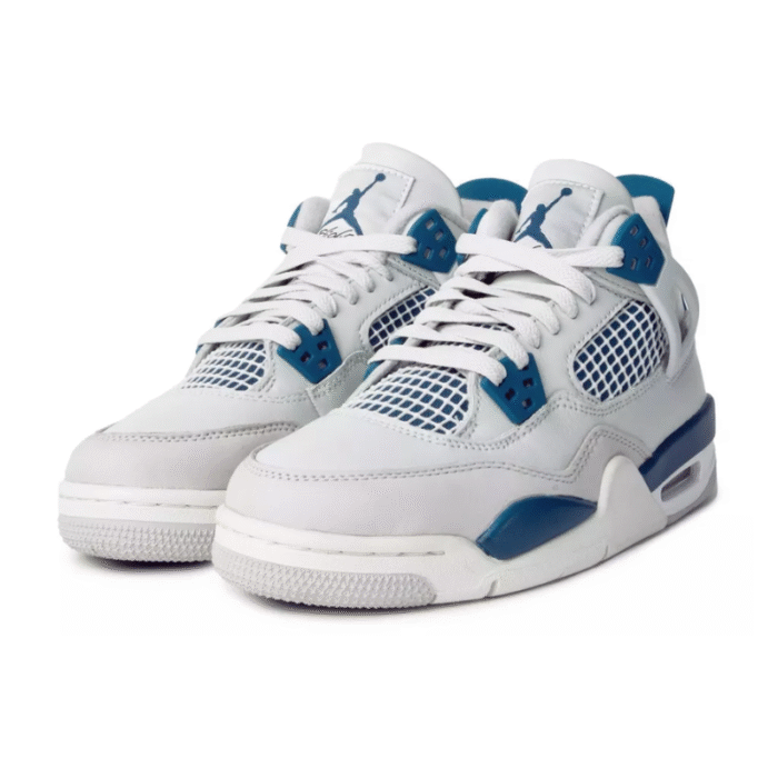 Jordan 4 Retro Military - Blue - Image 5