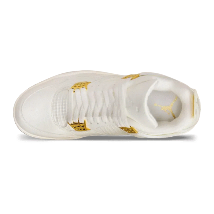 Jordan 4 Retro Miltalic - Gold - Image 5