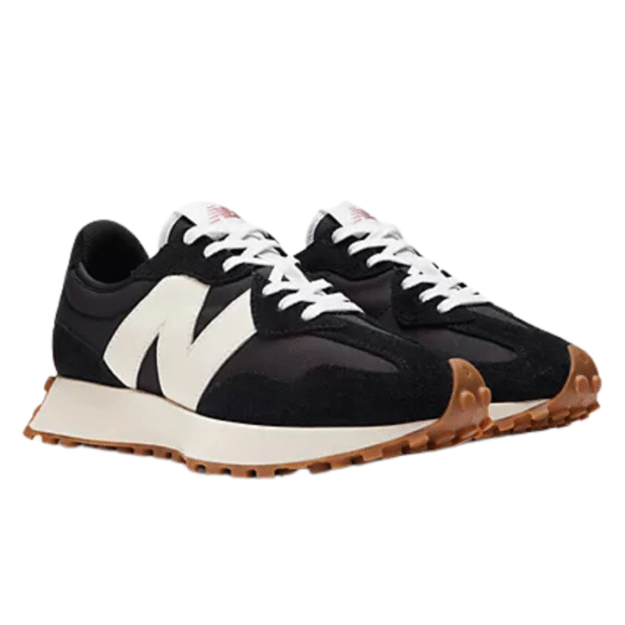New Balance 327 - Black White Gum - Image 2