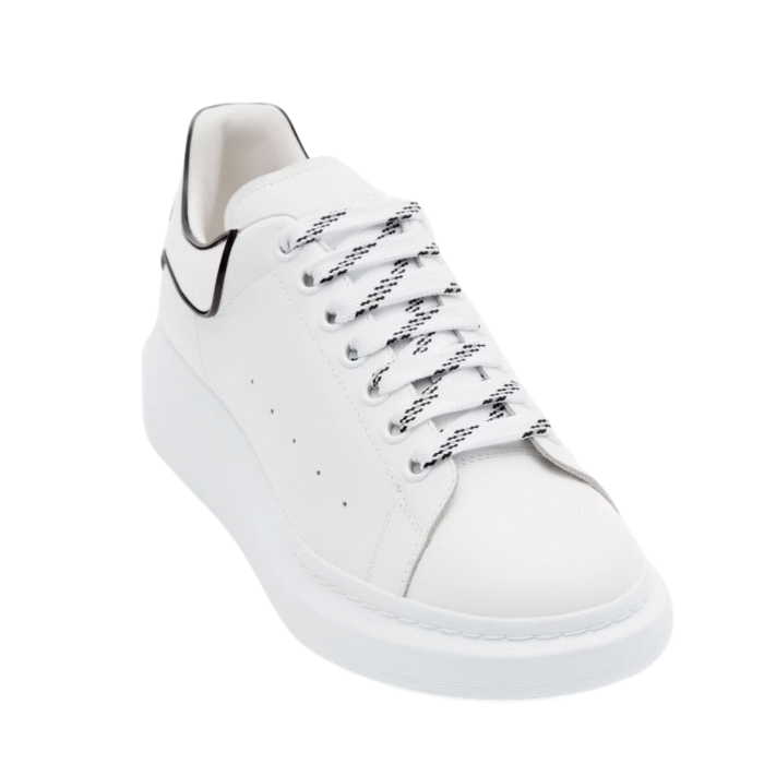 Alexander Mcqueen Oversized – White Black Trim - Image 3