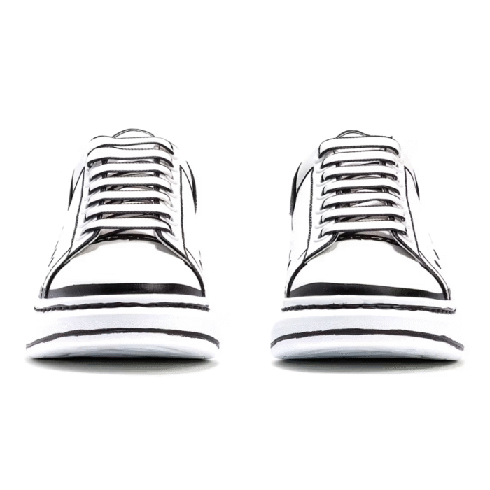 Alexander Mcqueen Oversized - White Black Outline - Image 3