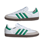 Adidas Samba OG Foot Wear - White Green - Image 4