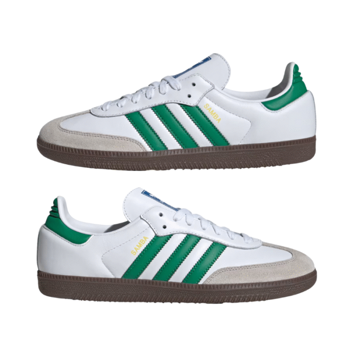 Adidas Samba OG Foot Wear - White Green - Image 4