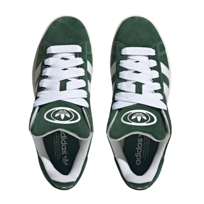 Adidas Campus 00s - Crystal Dark Green Cloud White - Image 2
