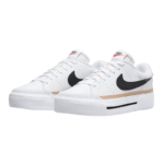 Nike Court Legacy Lift - White Black - Image 3