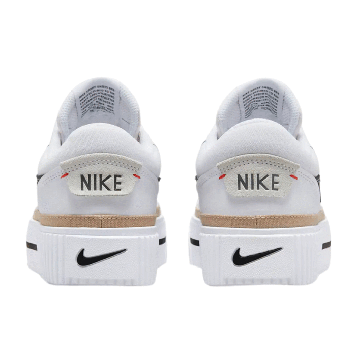 Nike Court Legacy Lift - White Black - Image 4