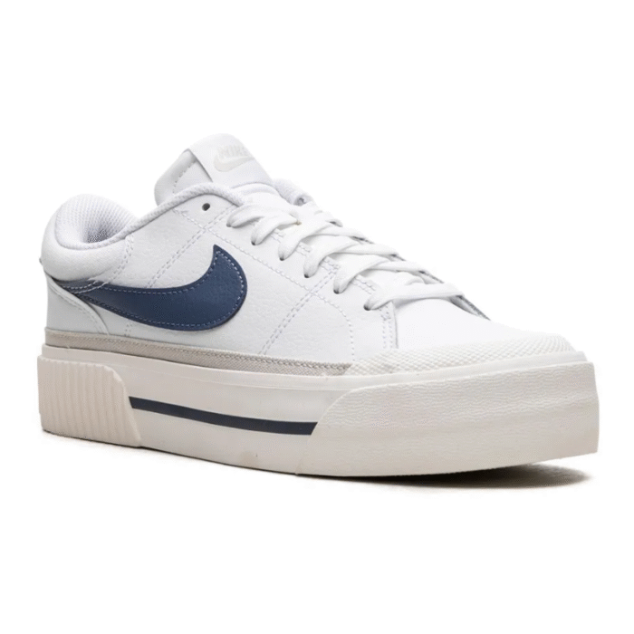 Nike Court Legacy Lift - White Diffused Blue - Image 3
