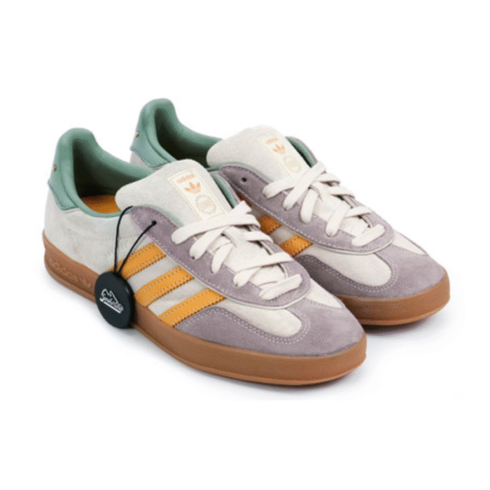 Adidas Gazelle Indoor - Off White Preloved Yellow - Image 4