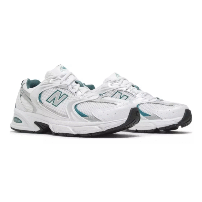 New Balance 530 - White Silver Green - Image 3