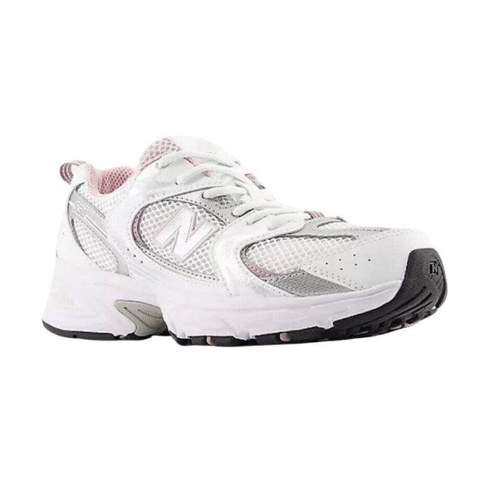 New Balance 530 - White Mid Century Pink GS - Image 4