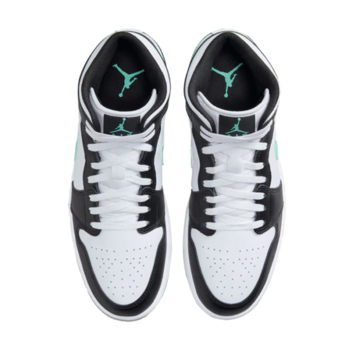Jordan 1 Low - White Black Mystic Green - Image 3