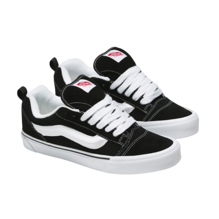 Vans Knu Skool - Black White - Image 3