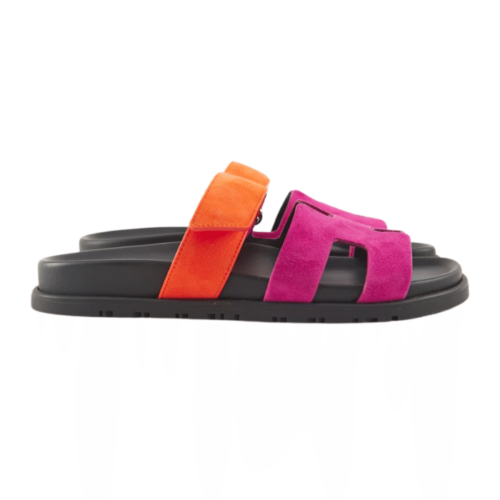 Hermes Chypre Sandal Rose Chapas / Orange Synthétique - Image 2