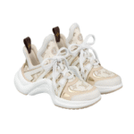 Louis Vuitton Archlight Sneakers 'Beige Monogram Gold - Image 3
