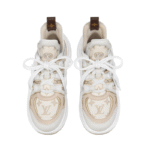 Louis Vuitton Archlight Sneakers 'Beige Monogram Gold - Image 4