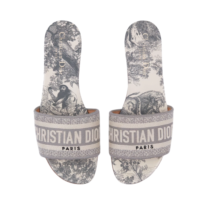 Dior Dway Slides Timeless - Style Gray - Image 3