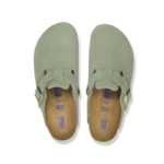 Birkenstock Boston Soft Footbed - Suede Green Tea - Image 3