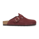 Birkenstock Boston Burgundy - Suede Leather Zinfandel