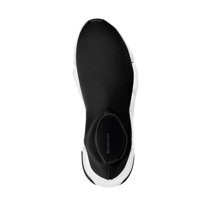 Balenciaga Speed Trainer - Black White - Image 4