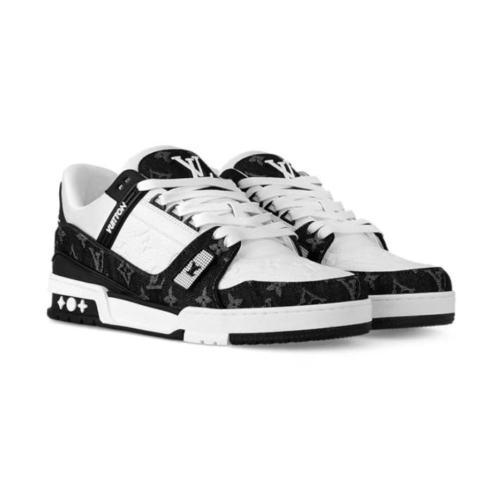 Louis Vuitton LV Trainer - White Black - Image 2