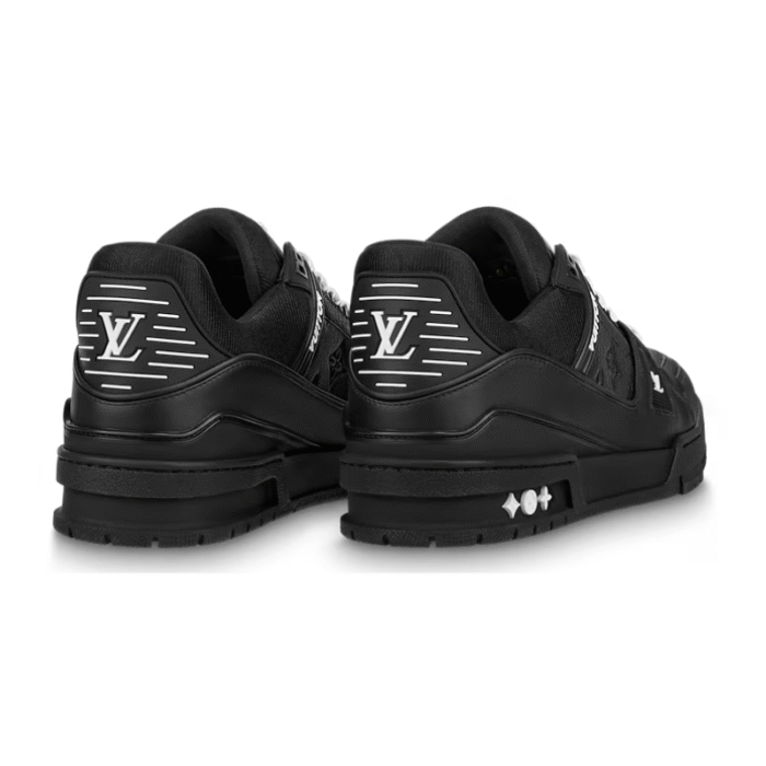 Louis Vuitton Trainer - Black Embossed Monogram - Image 4