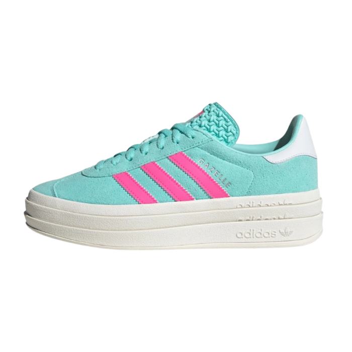 Adidas Gazelle Bold Flash Aqua - Lucid Pink - Image 2