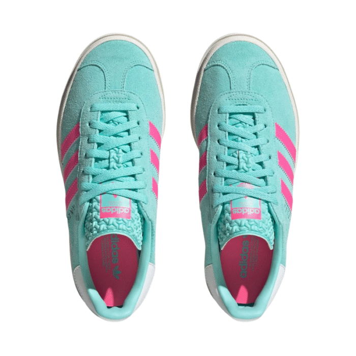 Adidas Gazelle Bold Flash Aqua - Lucid Pink - Image 3
