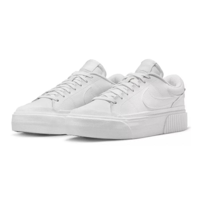Nike Court Legacy Lift - Triple White - Image 3